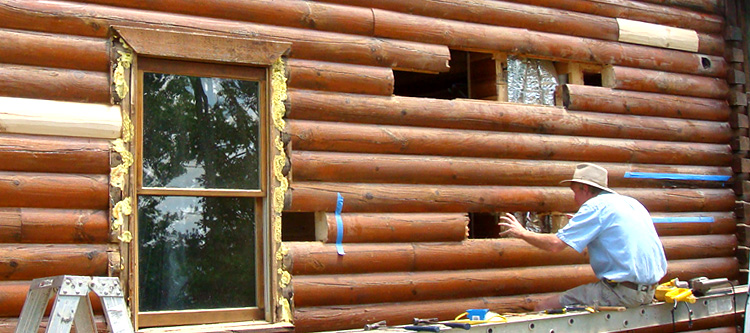 Log Home Repair Mount Blanchard, Ohio