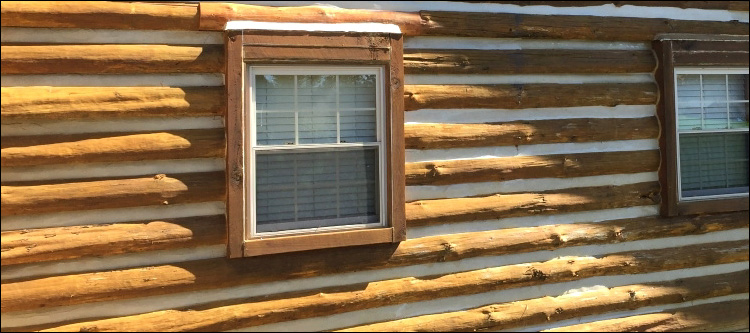 Log Home Whole Log Replacement  Mount Blanchard, Ohio